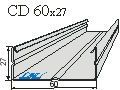 CD26 60x27x05 Nesošas līstes