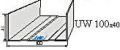 UW100 100x40x05 Horizontālie profili