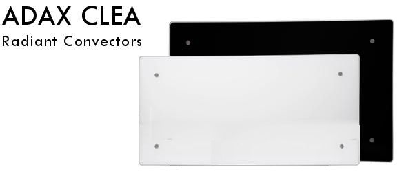 Adax CP10KDT stikla radiators ar elektonisko termoregulatoru
